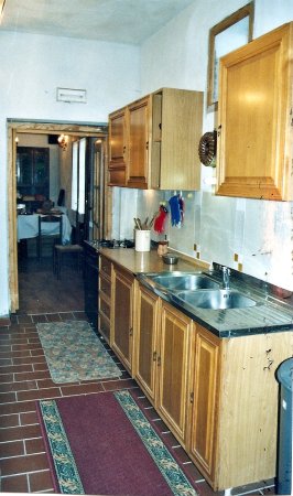 Kitchen and living room