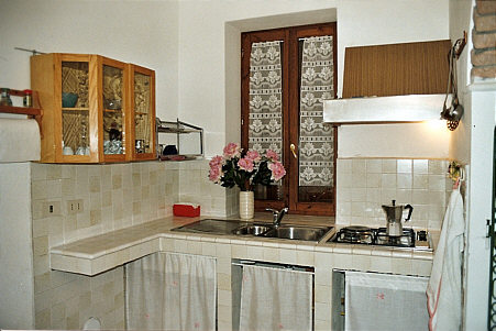Kitchen with table